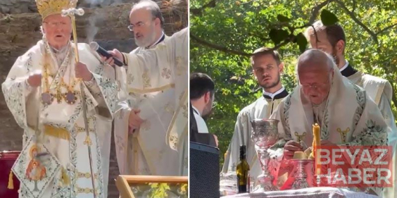 Patrik Bartholomeos, Erdek’te ayin yönetti