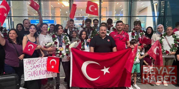 İşitme engelli milli sporcular Ankara’da coşkuyla karşılandı