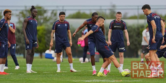 Trabzonspor, Ferencvaros maçı hazırlıklarına başladı