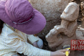Karahantepe kazılarında 11 bin yıllık kompozit heykel gün yüzüne çıkarıldı