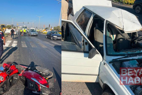 Manisa’da otomobil ile motosiklet çarpıştı: 4 yaralı