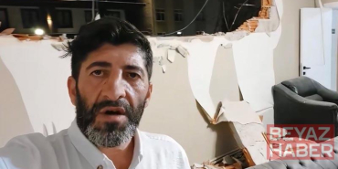 Avcılar’da koltukta uzandığı sırada iş makinesi dairenin duvarını yıktı