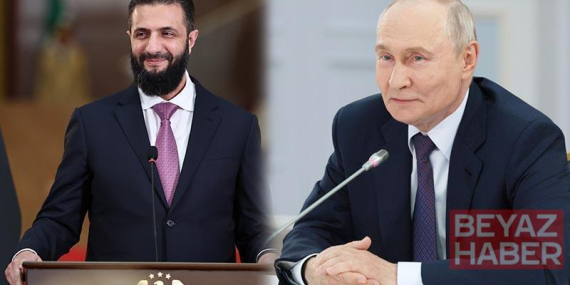 Rusya Devlet Başkanı Putin ile Suriye Cumhurbaşkanı Şara telefonda görüştü