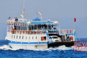 Bodrum’da feribot seferlerine fırtına engeli