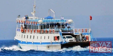 Bodrum’da feribot seferlerine fırtına engeli