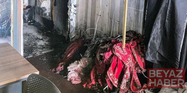 Gelinlikçi mağazası kundaklandı; kadın işletmecinin şikayetçi olduğu eşi gözaltına alındı