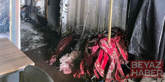 Gelinlikçi mağazası kundaklandı; kadın işletmecinin şikayetçi olduğu eşi gözaltına alındı