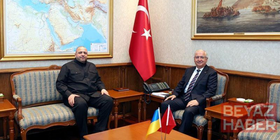 Bakan Güler, Ukrayna Milli Güvenlik ve Savunma Konseyi Sekreteri Umerov ile görüştü
