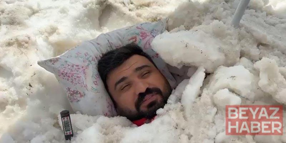 Çıktığı Ergan Dağı’nın zirvesinde arkadaşları kara gömdü