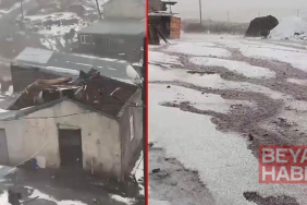 Çıldır’daki fırtınada 28 yapı hasar gördü