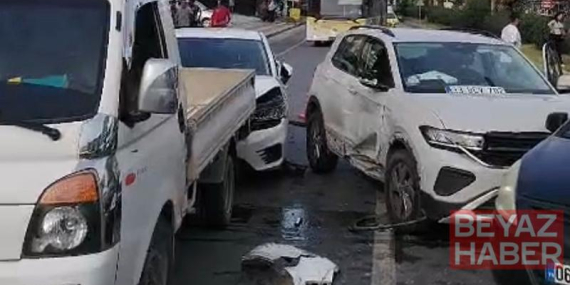 Mersin’de zincirleme kaza: 3 yaralı