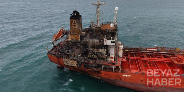 Karadeniz’de dron saldırısına uğrayan tanker, Samsun’da karaya oturdu