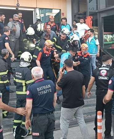 Batman’da spor salonunda yangın; 10 yaralı