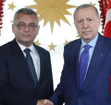Cumhurbaşkanı Erdoğan, KKTC Cumhurbaşkanı Erhürman ile görüştü