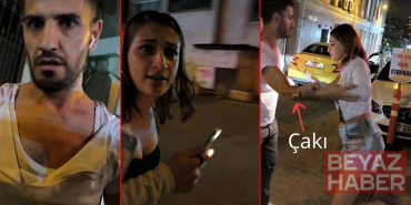 Karaköy’de Kanadalı turist takside önce gasp sonra bıçaklı saldırı iddiası; saldırı anları kamerada