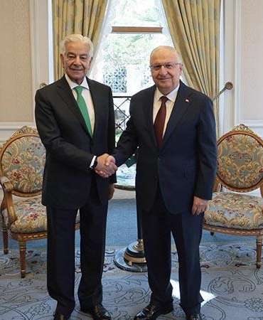 Bakan Güler, Pakistan Savunma Bakanı Khawaja Muhammad Asif ile görüştü