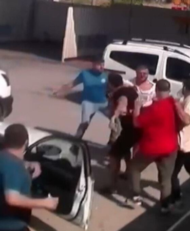 Güreşmeye giden başpehlivanı benzincide dövdüler