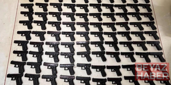 Baskın yapılan iş yerinden cephanelik çıktı