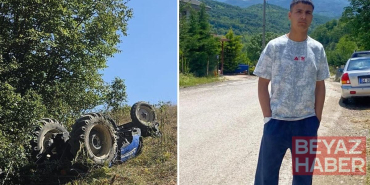 Feci traktör kazası: 15 yaşındaki sürücü hayatını kaybetti