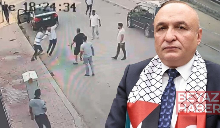 Peş peşe bıçak darbeleri! Milletvekili Melih Meriç'e saldırı anı kamerada
