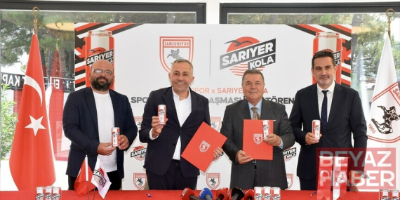 Samsunspor, Sarıyer Kola ile sponsorluk anlaşması imzaladı