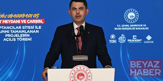 Çevre, Şehircilik ve İklim Değişikliği Bakanı Kurum 'dan Kahramanmaraş'a 4 bin 500 sosyal konut müjdesi