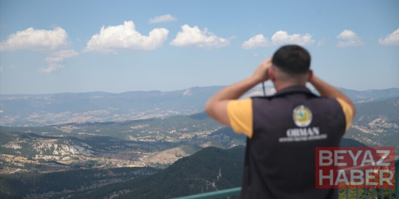 Bolu ve Düzce'de 656 bin hektar ormanlık alan 24 saat gözetim altında