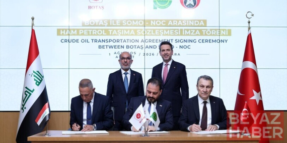 Irak-Türkiye Ham Petrol Boru Hattı'nın kullanımına ilişkin 1 yıllık anlaşma imzalandı
