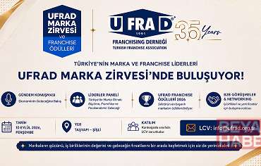 UFRAD Franchising Derneği ödül töreni 10 Eylül’de İstanbul’da gerçekleştirilecek