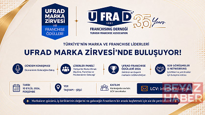 UFRAD Franchising Derneği ödül töreni 10 Eylül’de İstanbul’da gerçekleştirilecek