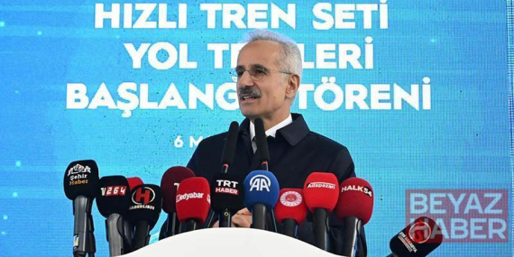 Bakan Uraloğlu: Milli Elektrikli Hızlı Tren’imiz saatte 250 kilometre hıza ulaştı