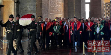 Yargıtay üyelerinden adli yıl açılışında Anıtkabir
