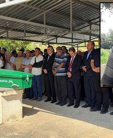 Girne açıklarındaki gemi kazasında hayatını kaybeden kişi, toprağa verildi