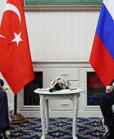 Cumhurbaşkanı Erdoğan, Rusya Devlet Başkanı Putin ile bir araya geldi