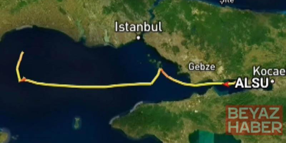 Silivri açıklarında kaza yapan 2 geminin manevraları radara yansıdı