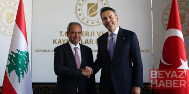 Bakan Bayraktar, Lübnanlı mevkidaşı Saadi ile bir araya geldi