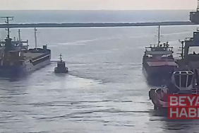 Tuğberk İmamoğlu gemisinin İskenderun’dan ayrıldığı anların görüntüsü ortaya çıktı
