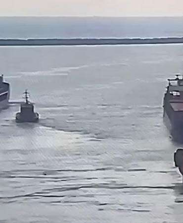 Tuğberk İmamoğlu gemisinin İskenderun’dan ayrıldığı anların görüntüsü ortaya çıktı