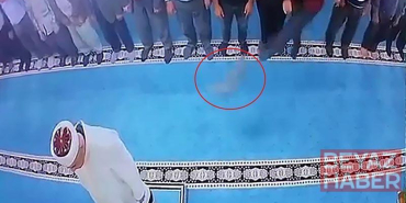 Camide kediye tekme atan kişi gözaltına alındı