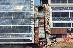 Kayseri’de tekstil fabrikasının deposunda yangın
