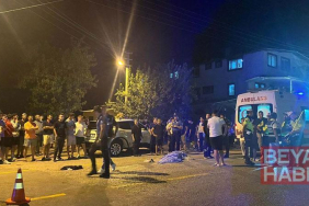Otomobille çarpışan motosikletteki 2 kişi öldü