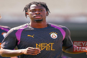 Galatasaray’da El Chadaille Bitshiabu ilk antrenmanına çıktı
