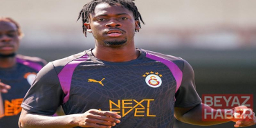 Galatasaray’da El Chadaille Bitshiabu ilk antrenmanına çıktı