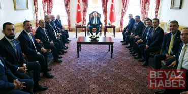 Cumhurbaşkanı Erdoğan, kulüp başkanlarını kabul etti