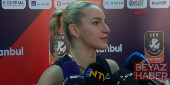 Gizem Örge: Hep birlikte buradan kupayla ayrılmak istiyoruz