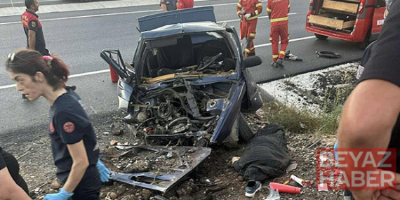 Muğla’da feci kaza! Otomobil refüje çarptı: 2 ölü