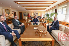 Bakan Ersoy, MSÜ Rektörü Prof. Dr. Afyoncu