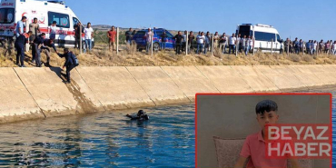 Sulama kanalında kaybolan 14 yaşındaki Yusuf aranıyor