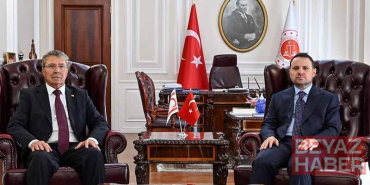 Bakanlar Gürlek ve Güler, KKTC Başbakanı Üstel ile bir araya geldi