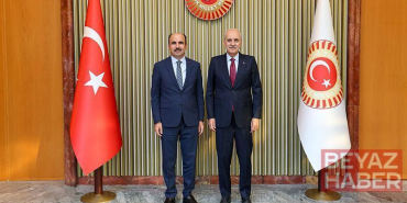 TBMM Başkanı Kurtulmuş, Dünya Belediyeler Birliği Başkanı Altay